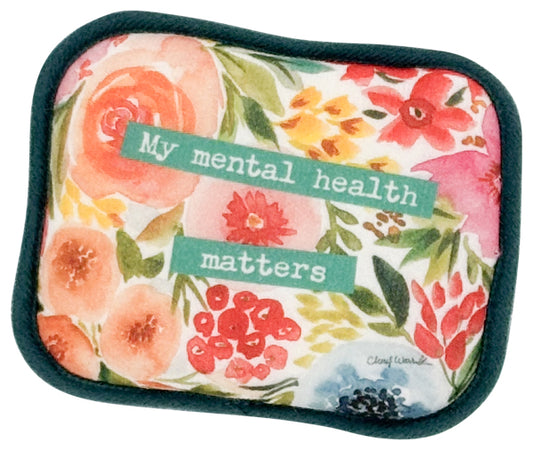 Mental Health Scream Pouf