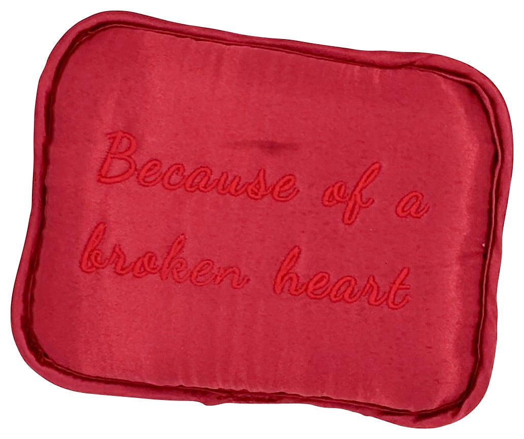 Broken Heart Lux Scream Pouf