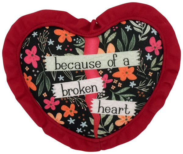 Broken Heart Scream Pillow – stress relief scream pillow by Get So Loco