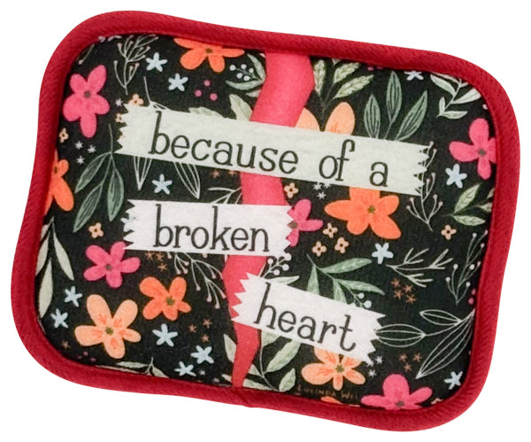 Broken Heart Scream Pouf