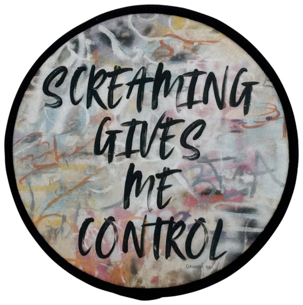 Control Scream Pillow – noise cancelling scream pillow for emotional release by Get So Loco
