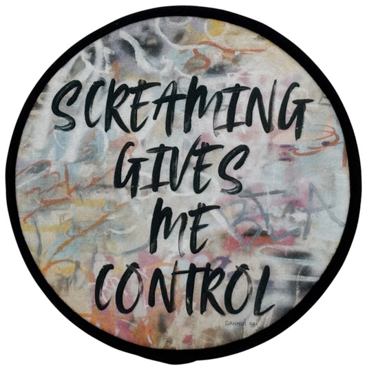 Control Scream Pillow – noise cancelling scream pillow for emotional release by Get So Loco