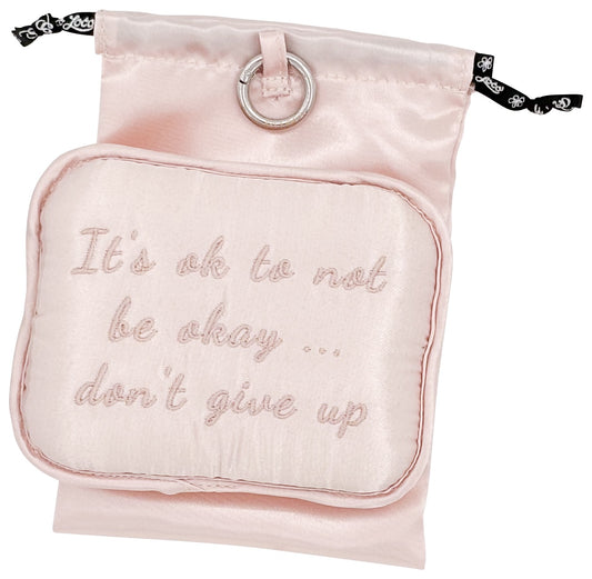 Don’t Give Up Lux Scream Pouf – luxury emotional support scream pouf by Get So Loco