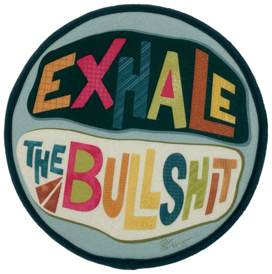 Exhale Scream Pillow – noise cancelling scream pillow for emotional reset by Get So Loco