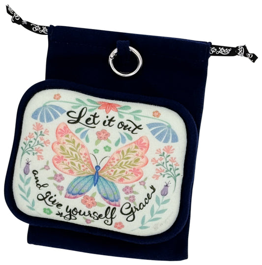 Give Yourself Grace Scream Pouf – emotional release scream pouf by Get So Loco