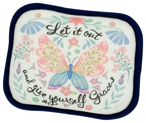 Give Yourself Grace Scream Pouf