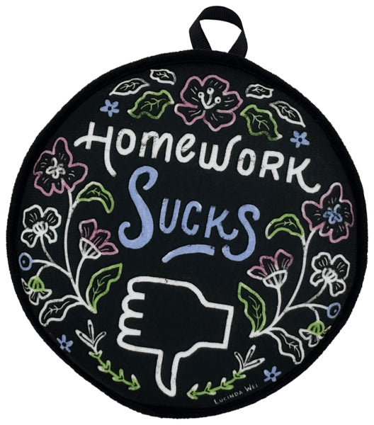 Homework Scream Pillow – stress relief scream pillow by Get So Loco