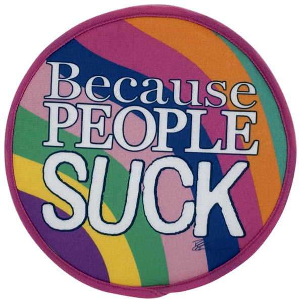 People Suck Scream Pillow – noise cancelling scream pillow for emotional release by Get So Loco