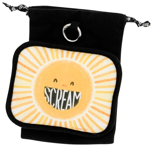 Scream Scream Pouf – noise cancelling scream pouf by Get So Loco
